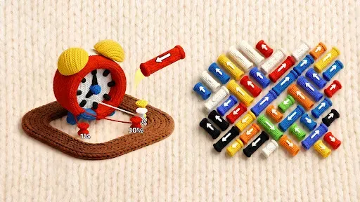 Скриншот 6 — Yarn Sort Jam: 3D Yarn Game