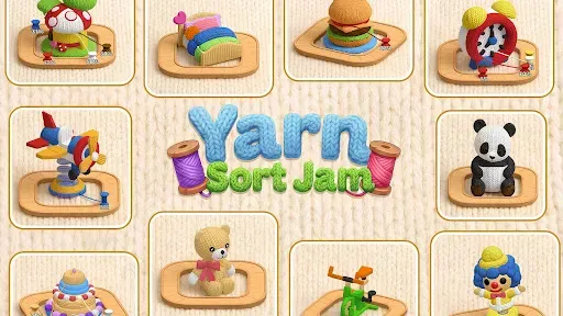 Скриншот 8 — Yarn Sort Jam: 3D Yarn Game