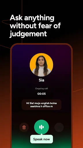 Скриншот 3 — SpeakX - English Speaking App