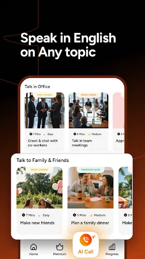 Скриншот 4 — SpeakX - English Speaking App
