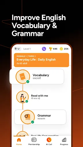 Скриншот 7 — SpeakX - English Speaking App