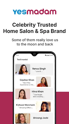 Скриншот 5 — YesMadam Salon & Spa at Home