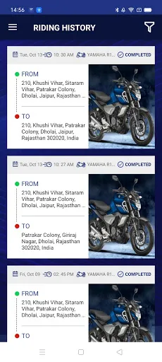 Скриншот 4 — Yamaha Motorcycle Connect X