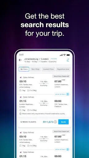 Скриншот 2 — Travelstart: Flights & Hotels