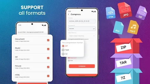 Скриншот 2 — UnZIP UnRAR: ZIP RAR Extractor