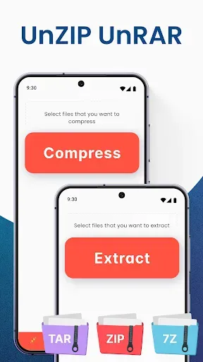 Скриншот 4 — UnZIP UnRAR: ZIP RAR Extractor