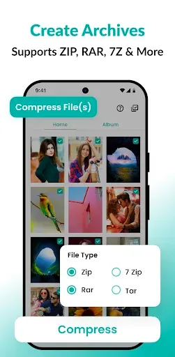 Скриншот 2 — Zip Extractor - UnZIP, UnRAR