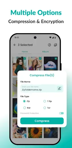 Скриншот 4 — Zip Extractor - UnZIP, UnRAR