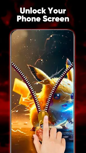 Скриншот 2 — Zipper Lock Screen & Wallpaper