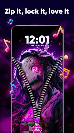 Скриншот 7 — Zipper Lock Screen & Wallpaper