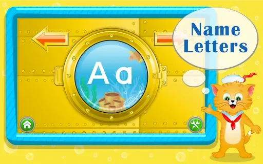 Скриншот 2 — Learn Letters with Captain Cat