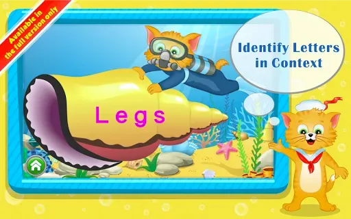 Скриншот 4 — Learn Letters with Captain Cat