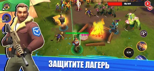 Скриншот 1 — Dead.io - Зомби Выживание