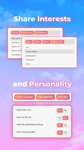Скриншот 2 — Flirtual - VR Dating App
