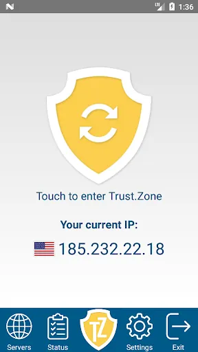 Скриншот 2 — Trust.Zone VPN — анонимный VPN