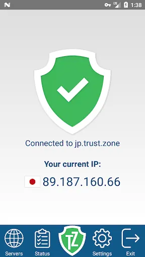 Скриншот 3 — Trust.Zone VPN — анонимный VPN