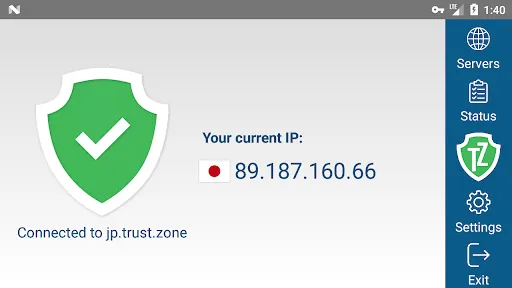 Скриншот 8 — Trust.Zone VPN — анонимный VPN