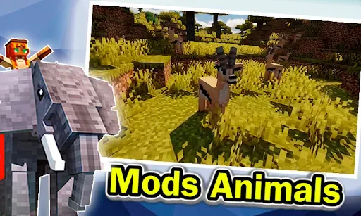 Скриншот 1 — Животные мод для Minecraft PE