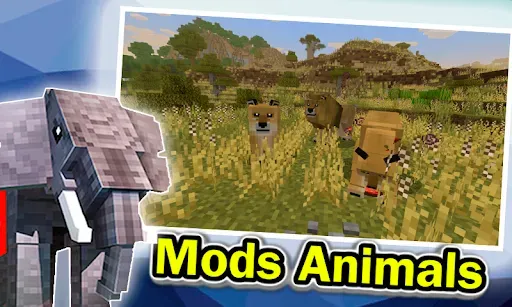 Скриншот 2 — Животные мод для Minecraft PE