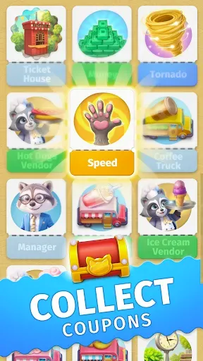 Скриншот 3 — Raccoon Park: Idle Merge