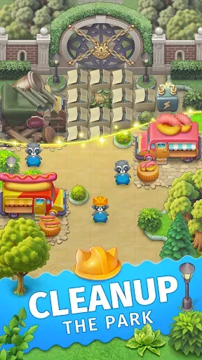 Скриншот 5 — Raccoon Park: Idle Merge