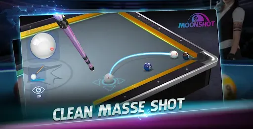 Скриншот 2 — Billiards 3D: Moonshot 8 Ball