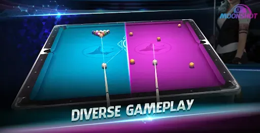 Скриншот 5 — Billiards 3D: Moonshot 8 Ball